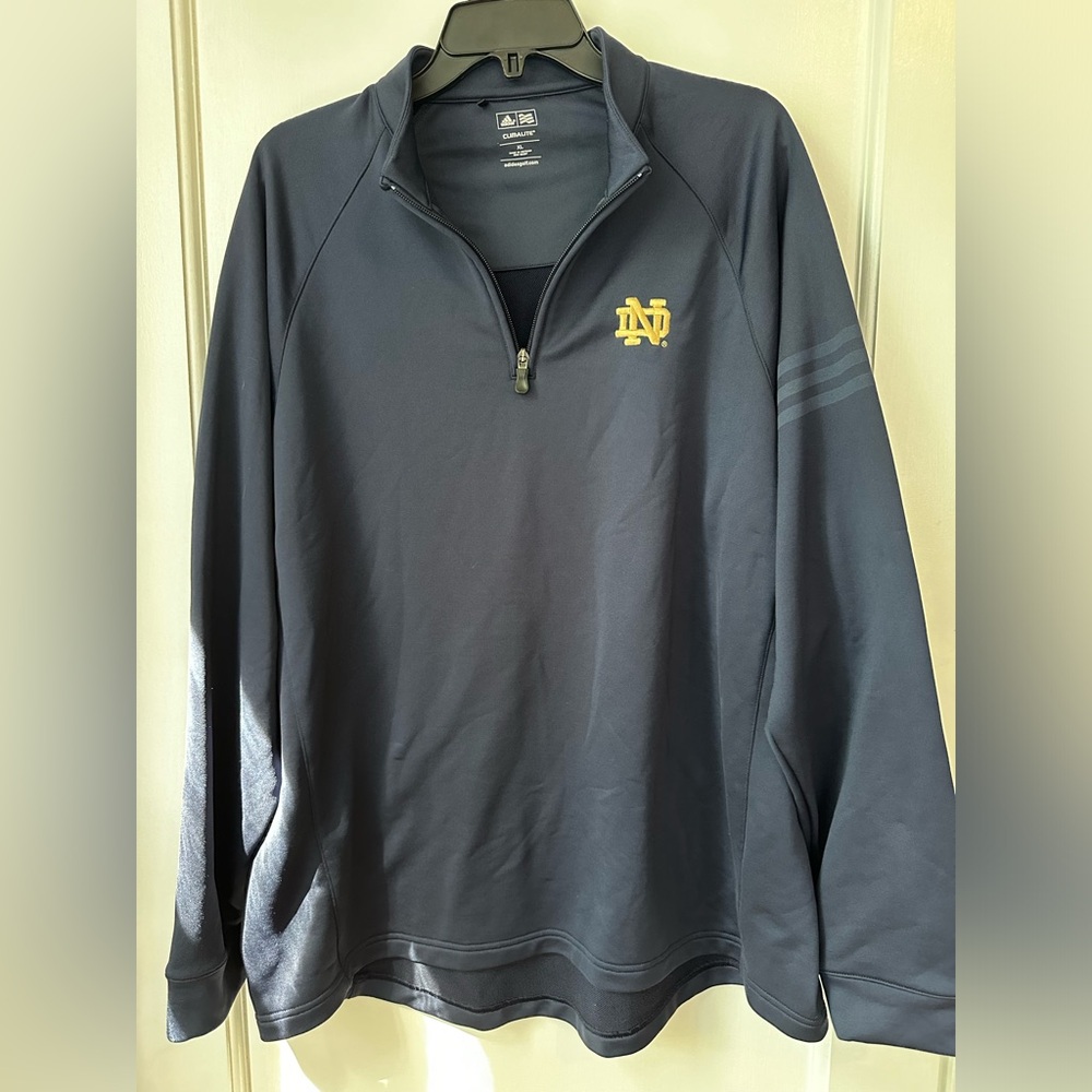Men’s adidas Notre Dame golf 1/4 zip